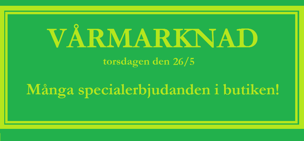 Vårmarknad i Sundbyberg