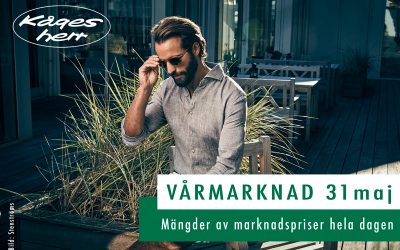 Vårmarknad med mängder av erbjudanden