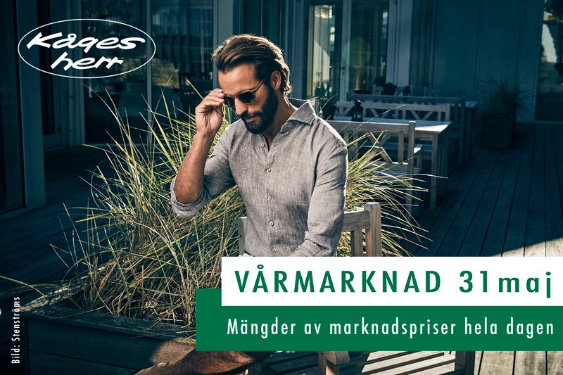 Vårmarknad med mängder av erbjudanden